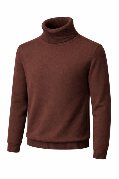 Thermal Knit Turtleneck Sweater – Elegance and Everyday Warmth