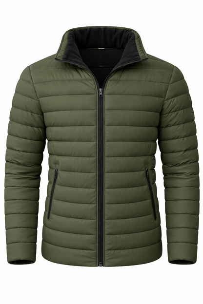 Men's Blue Down Jacket – Winter Model