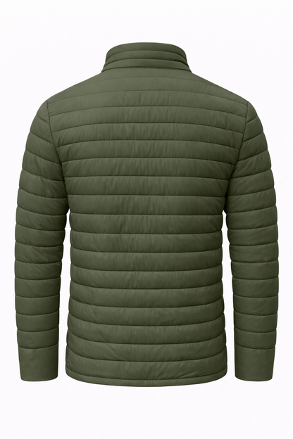 Men's Blue Down Jacket – Winter Model