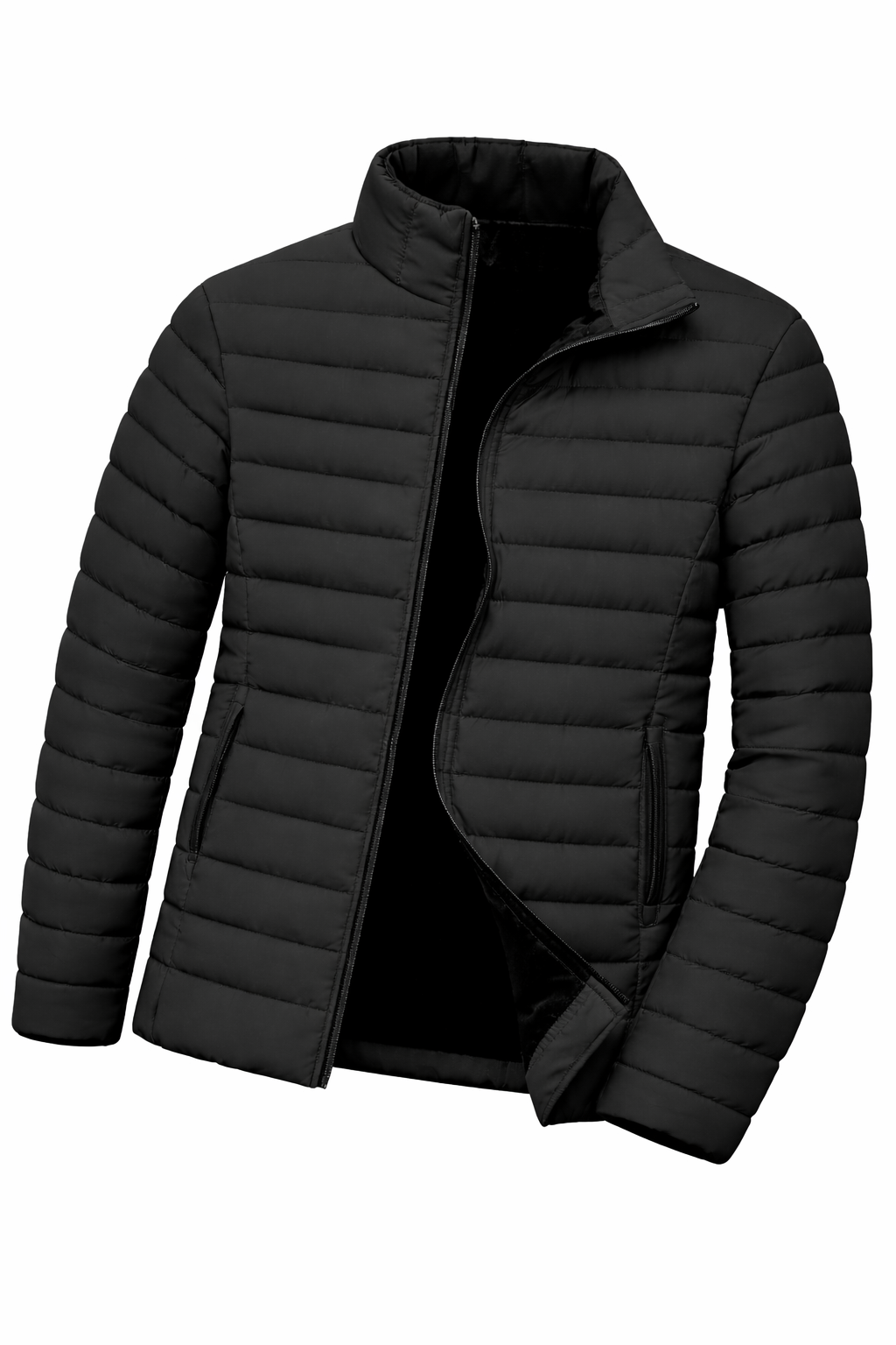 Men's Blue Down Jacket – Winter Model