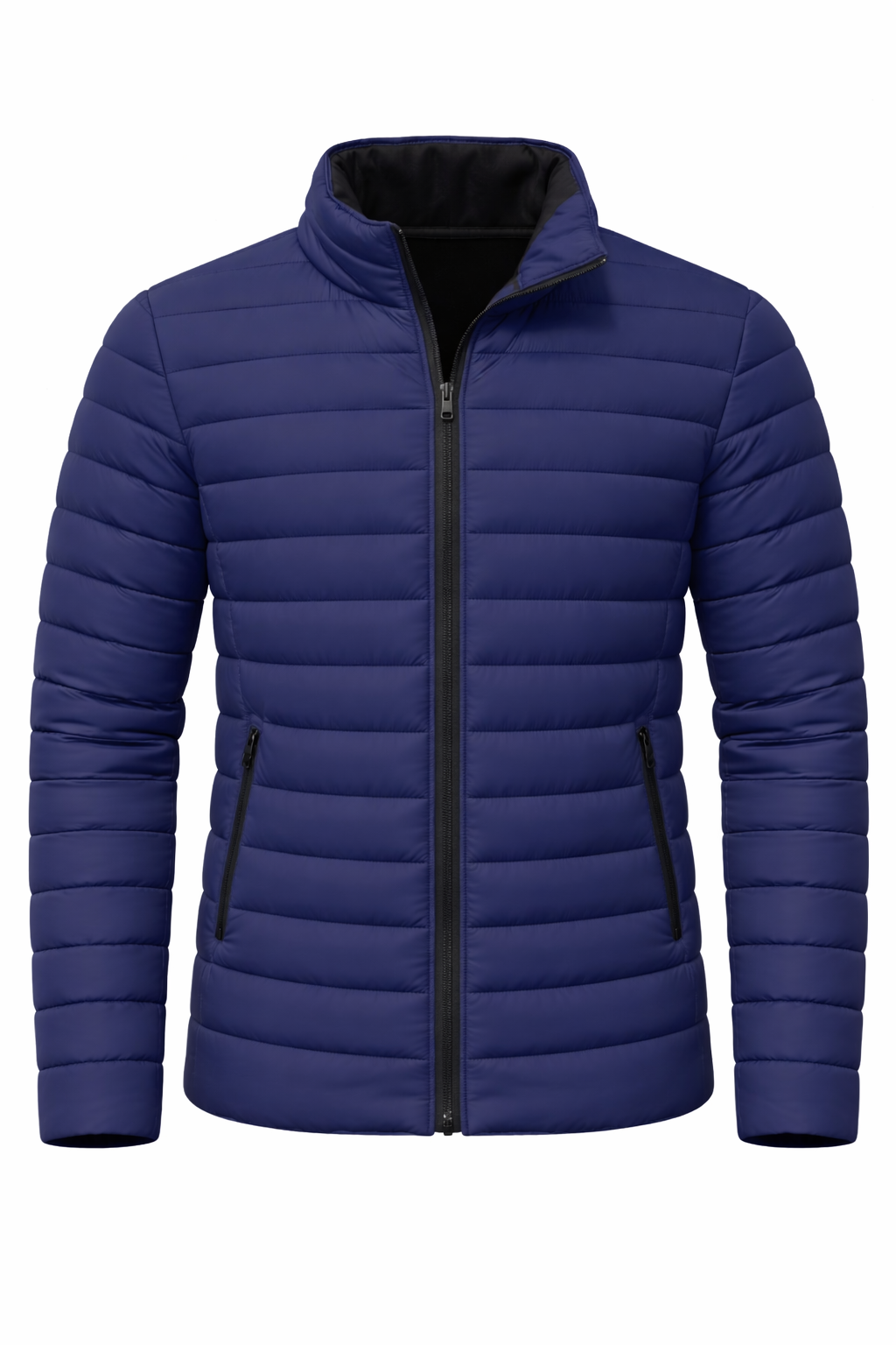 Men's Blue Down Jacket – Winter Model