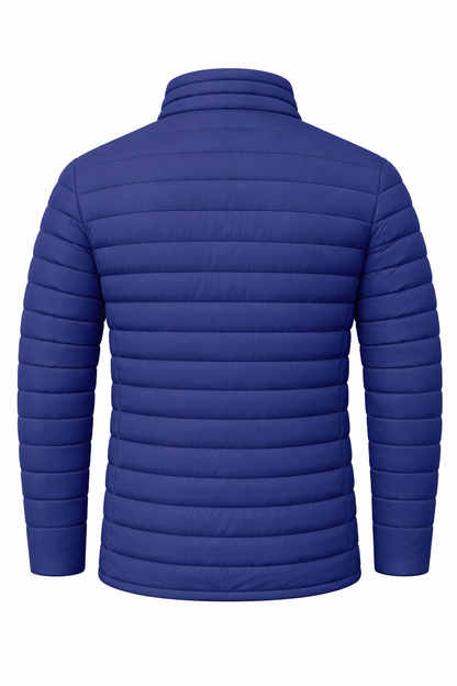 Men's Blue Down Jacket – Winter Model