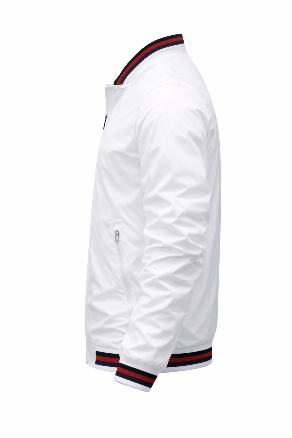 Men's Zip-Up Bomber Jacket – Minimal Sporty Style and Modern Fit