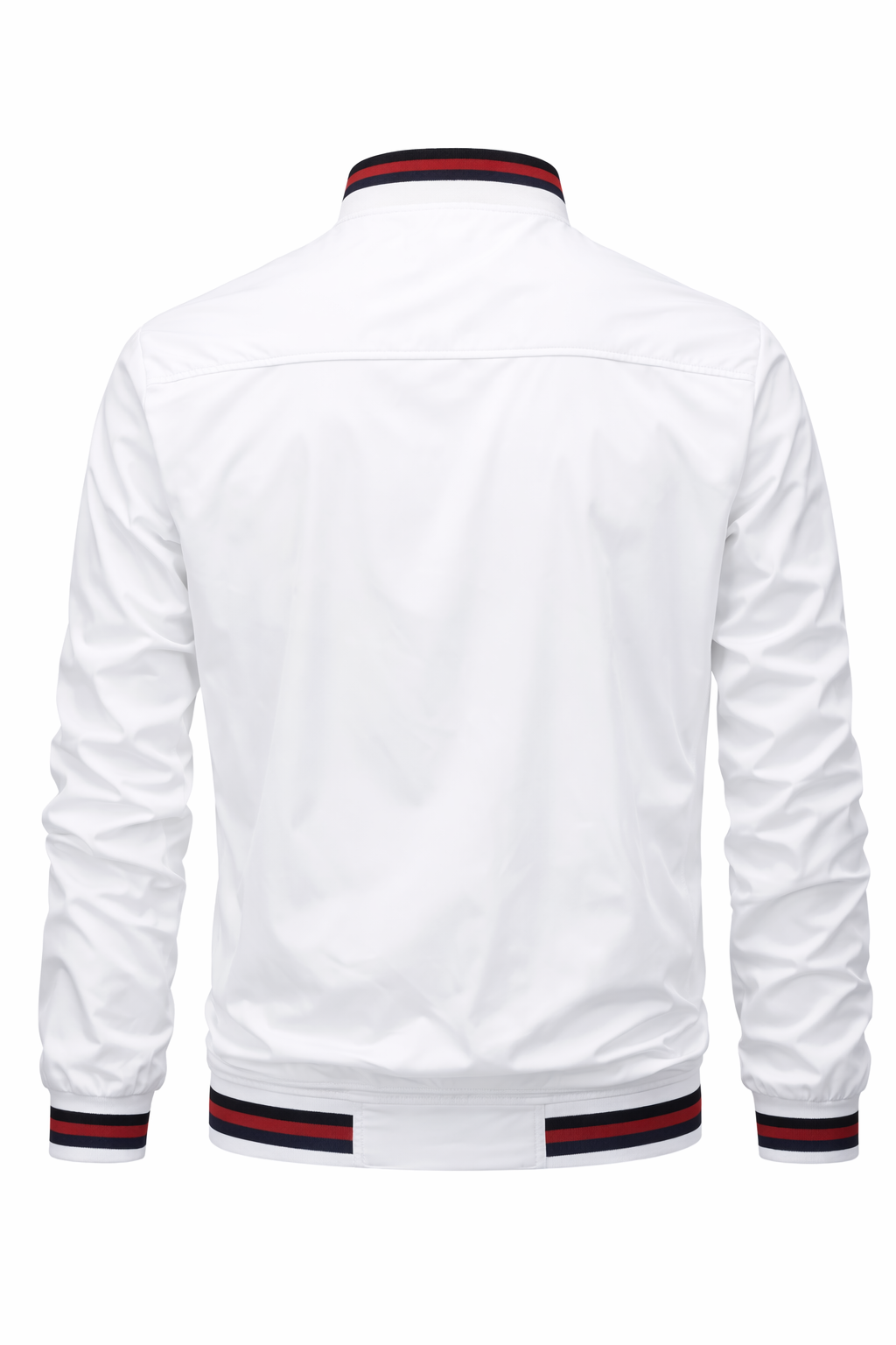 Men's Zip-Up Bomber Jacket – Minimal Sporty Style and Modern Fit